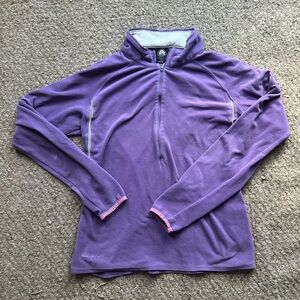 Large Kids Purple ACG Nike Half Zip Therma Fit